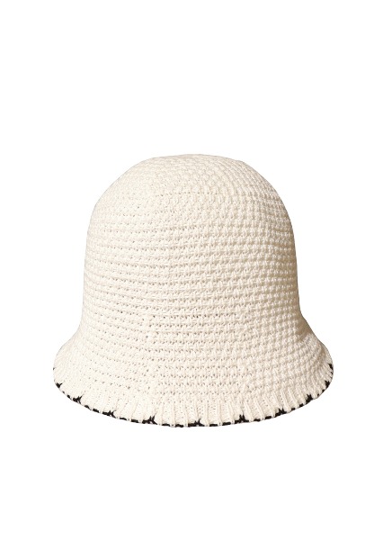 SUMMER LINEN WHITE BUCKET HAT